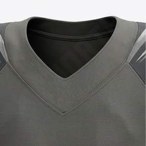 Uniforme de Fútbol Americano 100% Poliéster al por Mayor, Conjunto Personalizado Único, Manga Corta, Diseño Transpirable, Ropa Deportiva de Alto Rendimiento para Equipos - Product Image 4