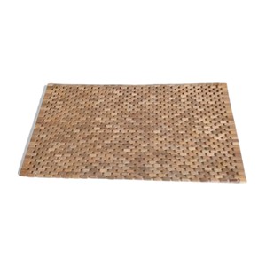 Handmade Natural Solid Teak Wood Bath <b>Mats</b> <b>Waterproof</b> Wooden Door <b>Mat</b> Rugs for Indoor <b>Outdoor</b> for Home Decoration or Hotels - Product Image 2