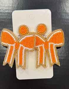 Pendientes de cuentas bohemias con flecos en cascada Andy de diseño turquesa, regalo de joyería único - Product Image 3