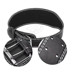 El equipo de levantamiento de pesas incluye cinturón de doble punta Premium, ajuste seguro con cinturón de doble punta para entrenamientos - Product Image 3
