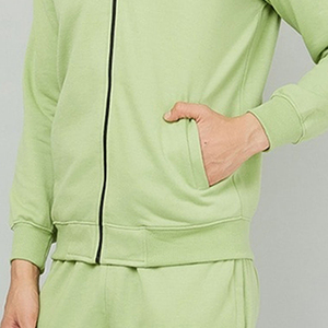 ชุดวอร์มแฟชั่น2025สำหรับผู้ชาย, ชุดวอร์มแขนยาวทรงสลิมฟิตไซส์ใหญ่ทำจากผ้าฝ้ายสำหรับใส่ลำลอง - Product Image 4