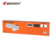 JERTECH Souris et clavier de jeu KM300 Clavier et souris sans fil pour ordinateur portable et tablette