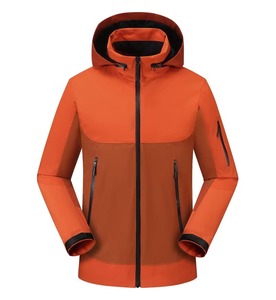 Adventure Tech chaqueta cortavientos impermeable ligero transpirable con capucha empacable al aire libre rendimiento urbano Softshell Unisex - Product Image 4
