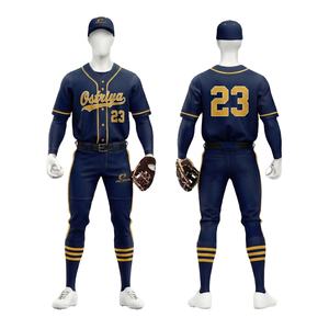Uniformes de Softbol y Béisbol de Poliéster 100% de Diseño Personalizado, Ropa Deportiva de Secado Rápido y Transpirable - Product Image 1