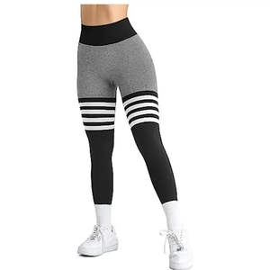 Venta al por mayor de alta calidad de secado rápido mallas de punto de compresión de las mujeres logotipo personalizado en la cintura cómodo y conveniente - Product Image 2