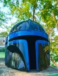 Casque Mandalorian Casque Boba Fett en acier portable Le casque Mandalorian Black Series - Product Image 5