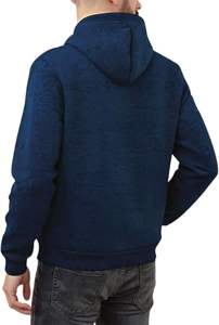 Pull à capuche à logo personnalisé pour hommes 420 GSM sweat-shirt à manches longues en molleton de coton coupe surdimensionnée chaud brossé intérieur uni - Product Image 2