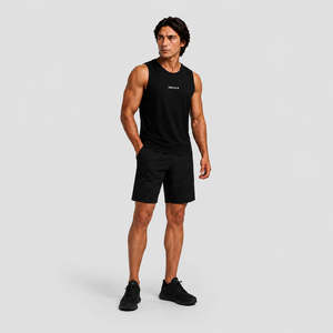 Camiseta Deportiva Negra Max Rep para Hombre, Corte Regular, Transpirable, de Algodón y Elastano, Estilo Básico Liso, Cuello con Capucha, Talla XL, Decoración con Estampado - Product Image 4