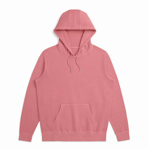 Poids lourd épaissi 500gsm 100% coton Vintage automne hiver hommes à capuche poche kangourou à manches longues pull à capuche pour homme - Product Image 1