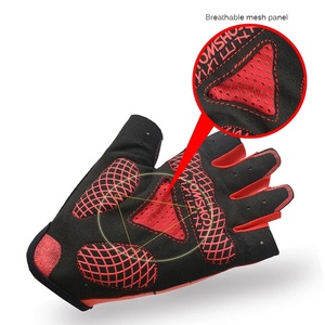Hombres Mujeres Guantes de ciclismo personalizados a prueba de golpes Medio dedo MTB Bicicleta Deportes al aire libre Guantes de Ciclismo de mano de carretera personalizados - Product Image 6
