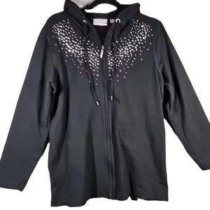 เสื้อฮู้ดผู้ชายลายใหม่ล่าสุด ประดับเพชรเทียม รับทำโลโก้/สีตามสั่ง ระบายอากาศได้ดี คุณภาพสูง พร้อมคุณสมบัติป้องกันรอยยับ - Product Image 1