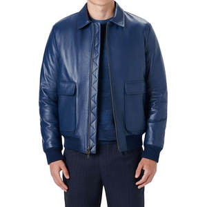 Personnalisable Slim Fit Durable en cuir véritable Veste de moto pour hommes Vintage Biker Manteau pour Racing Rider Hiver Moto - Product Image 1