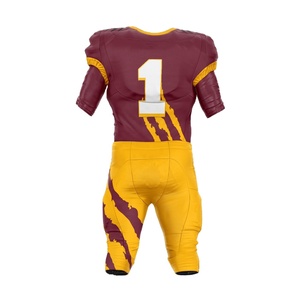 Uniforme de football américain à sublimation pour homme, nouveau design, bon marché, vente en gros - Product Image 3
