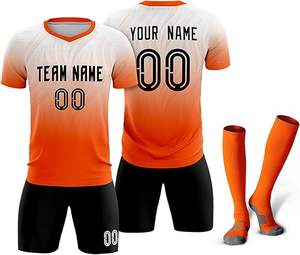 Conjuntos de uniformes de fútbol de secado rápido, jersey de fútbol cómodo de calidad superior al por mayor, venta en línea de ropa deportiva - Product Image 1