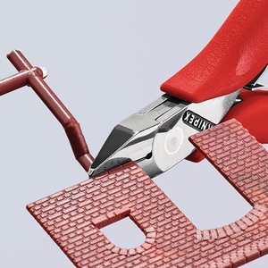Electronic Side <b>Cutters</b> 115mm Shape 2 Non-Beveled <b>Edge</b> Copper Coated - Product Image 3