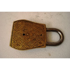 ตัวล็อคประตูทองเหลืองตัวล็อคปุ่มกดเพื่อความปลอดภัย - Product Image 2