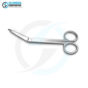 Tijeras de vendaje Lister de acero de alta calidad Autoclavable CE Certificado Uso de cirugía general para hospital de esterilización repetida - Product Image 3