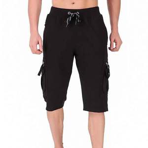 100% cotton Men <b>cargo</b> style <b>shorts</b> hip hop customized embroidered logo of your company fashion <b>shorts</b> prize wholesale - Product Image 6