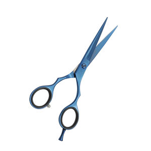 Ciseaux de coiffeur à poignée russe pour ciseaux de Salon de coiffure ciseaux de salon de beauté à lame tranchante avec anneau en caoutchouc noir - Product Image 2