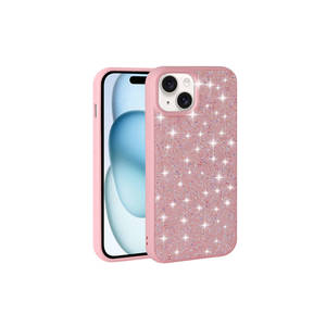 เคสป้องกันเพชรไรน์สโตนกลิตเตอร์หรูหราของ netzy สำหรับ iPhone 15 PLUS ฝาหลังดีไซน์หรูหราด้วยลวดลายที่สวยงามและสง่างาม - Product Image 3