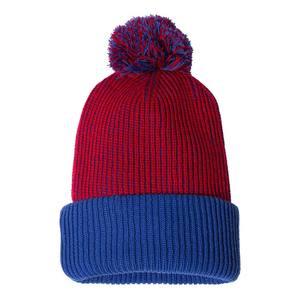 Gorros de Invierno Cálidos Personalizados, Gorros de Punto Jacquard con Pompones de Fútbol, con Logotipo Personalizado - Product Image 3