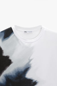 Camiseta de cuello redondo de algodón orgánico de peso pesado para hombre de talla grande, patrón sólido de gran tamaño liso, logotipo de serigrafía personalizado de punto - Product Image 6