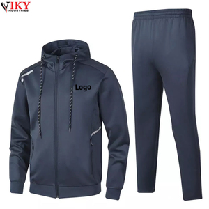 ชุดวอร์มสำหรับผู้ชายชุดวิ่งออกกำลังกายแบบมีซิปชุดวอร์มออกแบบโลโก้ได้ตามต้องการชุดวอร์มสำหรับผู้ชายโดย viky IND - Product Image 2