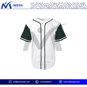 Camiseta de béisbol de alta calidad, uniforme de equipo personalizado, ropa deportiva transpirable de secado rápido con botones para liga, entrenamiento y ropa de discoteca - Product Image 3