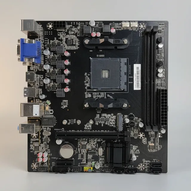 PCWINMAX Motherboard A320 AM4 MATX DDR4 64GB SATA OEM/ODM Desktop Board with Integrated Graphics for Office & Home PCs