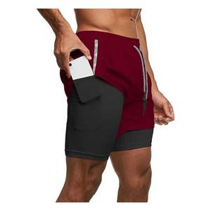 Pantalones cortos de malla transpirables 100% poliéster de secado rápido para hombre de tendencia personalizada - Product Image 3