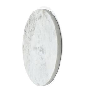 Planche à découper ronde en marbre blanc unique pour la cuisine Ustensiles de cuisine de qualité supérieure pour la maison Hôtel et Restaurant - Product Image 4