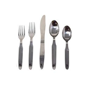 Stainless Steel Cutlery Set Home Decor Engraved Flatware Two Spoons Two Forks <b>Knife</b> Elegant <b>Dinner</b> Plate Utensils Kitchenware - Product Image 1