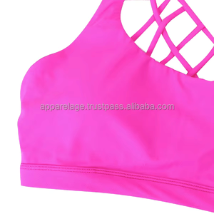 Women's Custom Design Seamless Sports <b>Bras</b> Padded Y <b>Racer</b> Back Cropped <b>Bras</b> for Yoga Workout Fitness Low for Impact Plus Size - Product Image 4