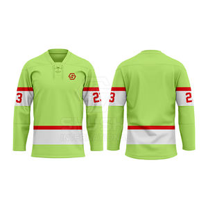 Meilleur design 2025, créez votre propre maillot de hockey sur glace d'équipe, qualité professionnelle, imperméable, 100% polyester - Product Image 1