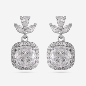 Boucles d'oreilles pendantes en argent 92,5, accessoire de mode 191547 - Product Image 1