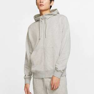 Ropa de calle de alta calidad de talla grande personalizada French Terry Heavyweight Thick Zip Up Sudadera con capucha en blanco personalizada con logotipo personalizado - Product Image 6