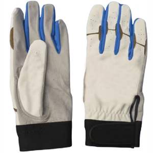 Gants de frappe de baseball en cuir colorés personnalisés OEM de haute qualité pour gaucher pour hommes - Product Image 1