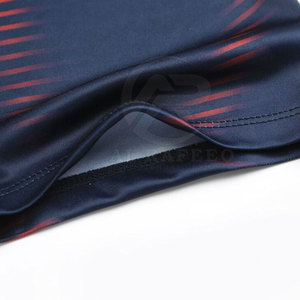 Uniforme de football pour hommes sur mesure de haute qualité, manches courtes, séchage rapide, respirant, 100% polyester - Product Image 5