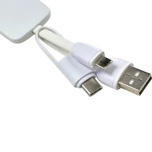 Portachiavi Personalizzato con Cavo USB a Forma di Barile, Gadget Promozionali Personalizzati - Product Image 2
