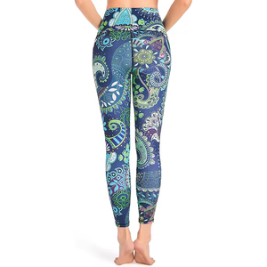 Women Leggings High Quality Breathable Mid Waist Slim Fit Pakistan Made Cotton Bamboo Full Length Vintage Style - Product Image 6