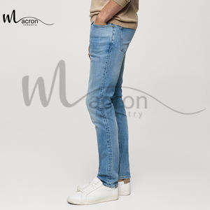 Nuevo Estilo, Mejor Proveedor para Uso Diario, Precio al por Mayor, Jeans Rectos y Ajustados Transpirables para Hombre, Cintura Media, Hechos a Medida - Product Image 5