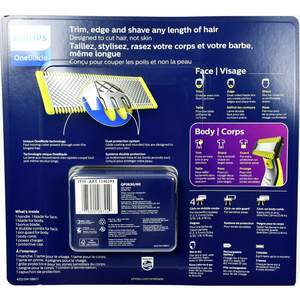 Tondeuse Électrique Hybride et Rasoir – Pack Avantage avec 3 Lames Céramiques, 4 Peignes pour Barbe, Protection Cutanée et Peigne Corporel - Product Image 4