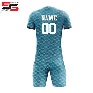 Conjunto de uniforme de fútbol de secado rápido para hombre, con sublimación DHL camiseta de fútbol, pantalones cortos, estampado de logotipo verde, nuevo poliéster - Product Image 3