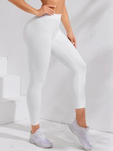 Leggings Capri de sport de levage avec poches, pantalons Capri serrés de yoga taille haute, vêtements de sport pour femmes - Product Image 2