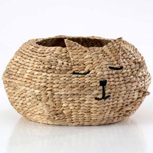 Prix de gros pour la décoration et le rangement de la chambre d'enfant, paniers en jacinthe d'eau, panier en osier durable - Product Image 3