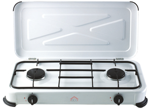 Fornello a Gas 2 Fuochi Cm. 59x29x9,5 - Product Image 1