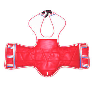 Protector de pecho de entrenamiento de lucha ligero de tendencia superior transpirable antideslizante PU cuero artes marciales cuerpo y protector de pecho - Product Image 6