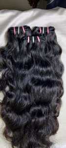 Extensions de cheveux indiens crus non transformés Cuticules alignées Paquets bruts vierges par des exportateurs indiens Style de vague profonde lâche - Product Image 2