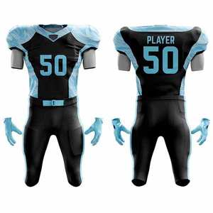 Uniforme de Fútbol Americano Cómodo, Uniforme de Fútbol Americano Masculino Hecho de Poliéster - Product Image 3