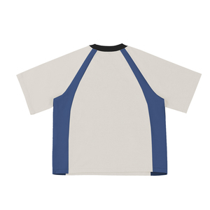 Vente chaude impression vierge à la demande Boxy T-shirts courts OEM fabrique marque graphique Patchwork couleur t-shirts pour hommes 2025 - Product Image 2